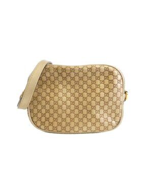 Gucci Shoulder Bag Leather Gold